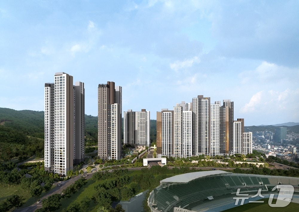 '두산위브더제니스 구미' 견본주택 개관…'숲세권+학세권' 갖춰 - 뉴스1