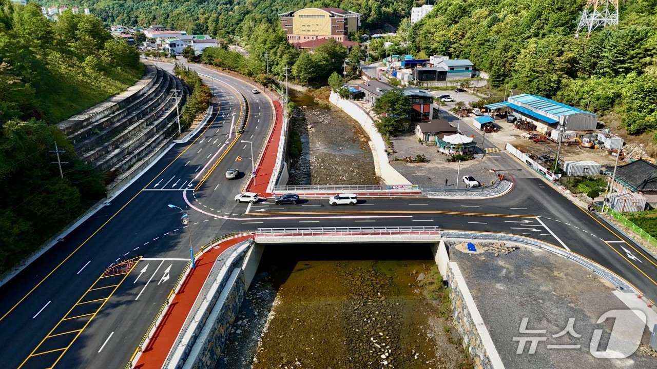 강원 태백시 소도천 하천재해예방사업 자료 사진. (태백시 제공. 재판매 및 DB금지) 2025.10.17/뉴스1