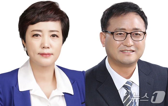 왼쪽부터 제천시의회 한명숙 의원과 권오규 의원.(제천시의회 제공. 재판매 및 DB금지)/뉴스1