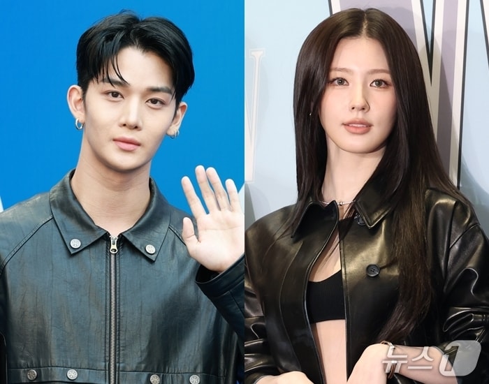 배진영(왼쪽), 아이들 미연 ⓒ 뉴스1 DB