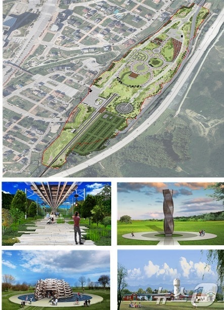 강원 원주시의 ‘반곡·금대 관광활성화 사업’ 조감도.&#40;원주시 제공&#41;/뉴스1