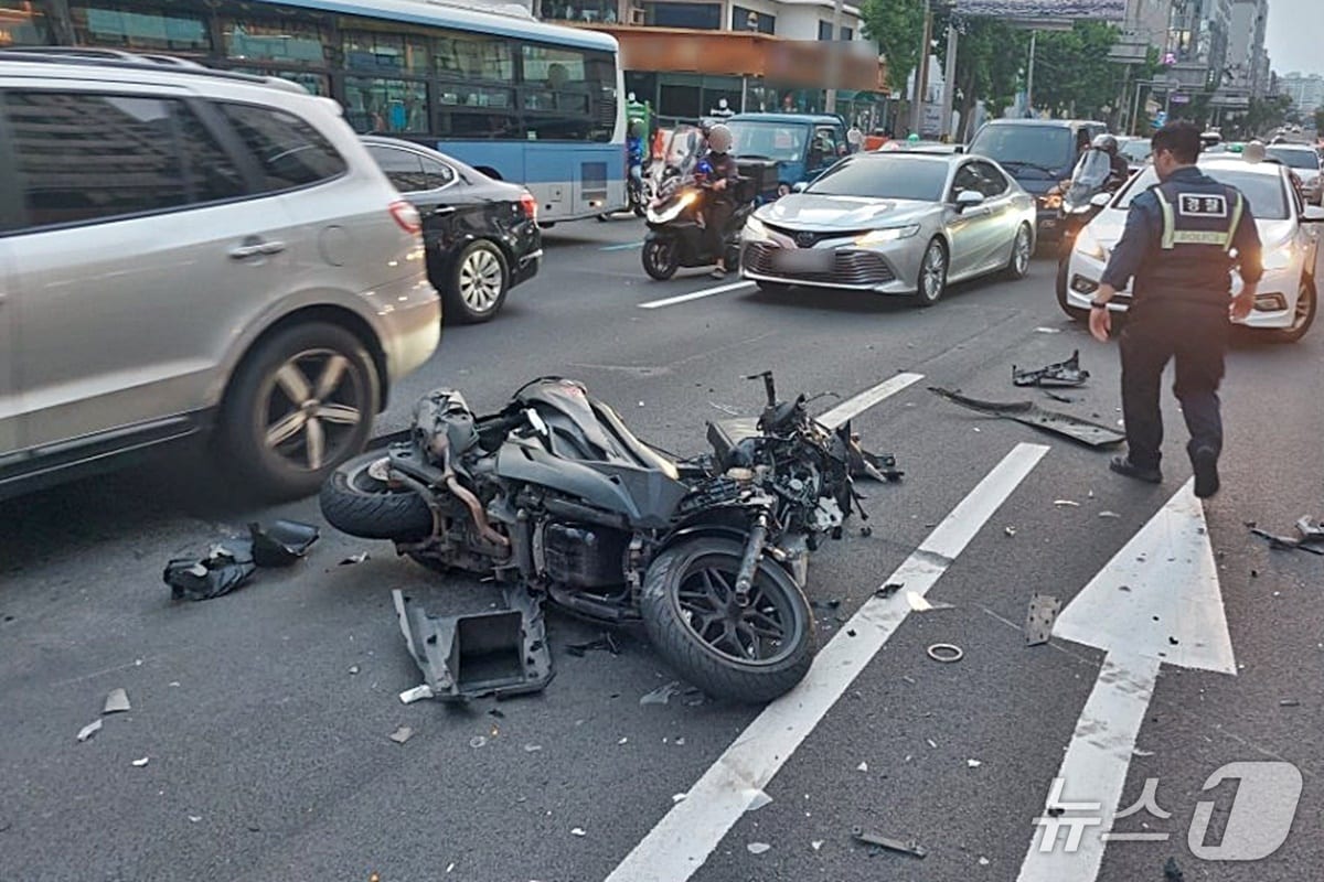 오토바이 사고 ⓒ News1