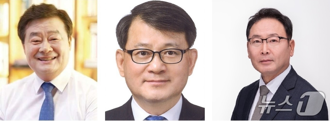내년 6월 치러질 지방선거에서 차기 충남교육감 자리를 두고 유력 후보들이 몸풀기에 나서고 있다. 왼쪽부터 이병도 전 천안교육장, 김일수 전 충남부교육감, 김영춘 전 공주대 부총장