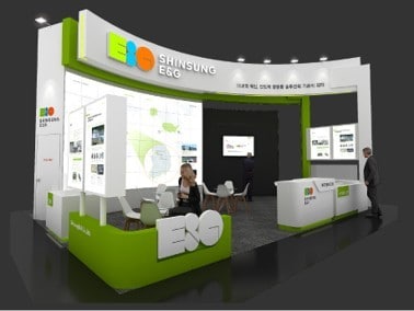 신성이엔지 반도체대전 부스 시안.(신성이엔지 제공)