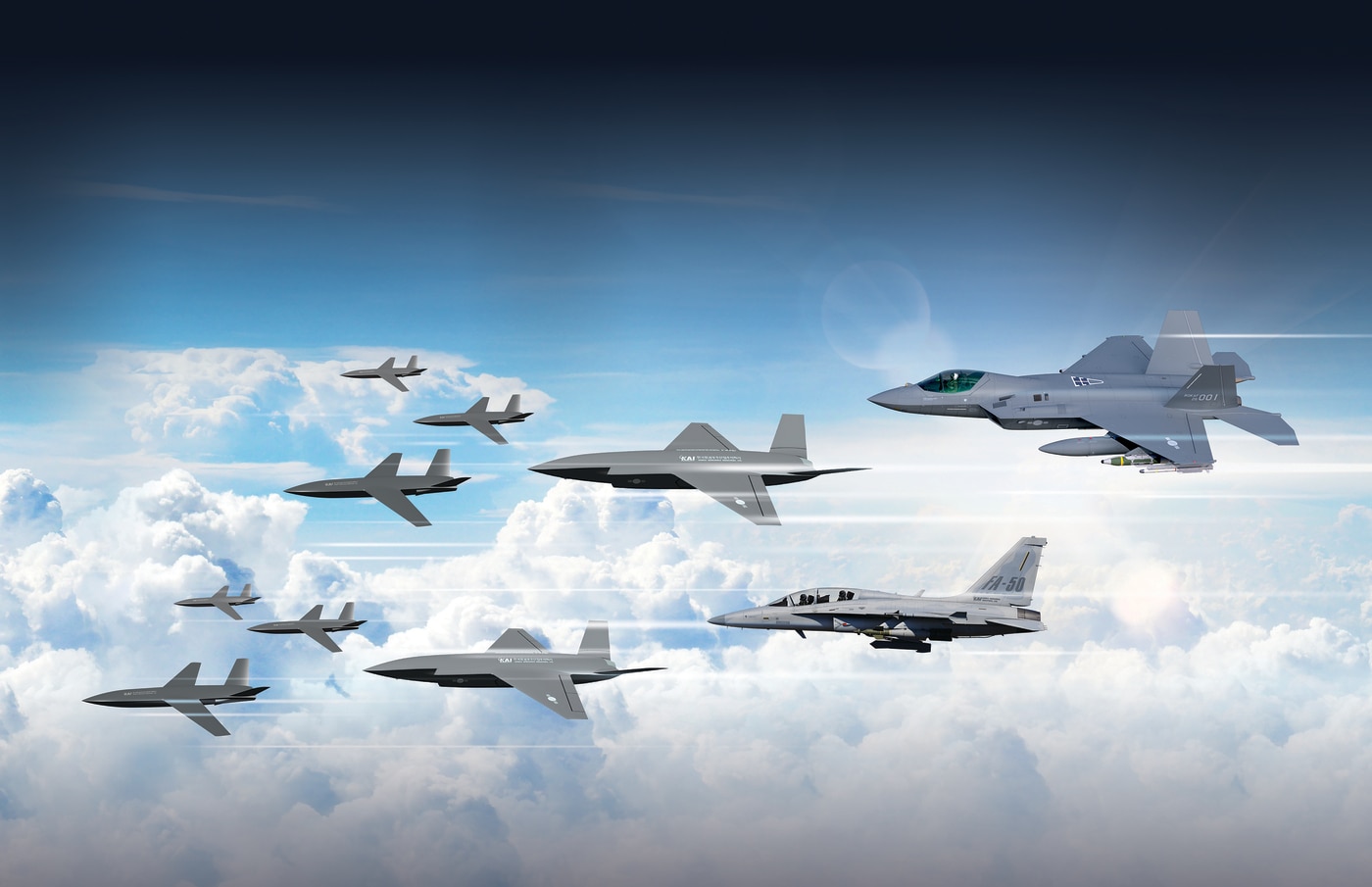 공중유뮤인복합체계. (KAI 제공)