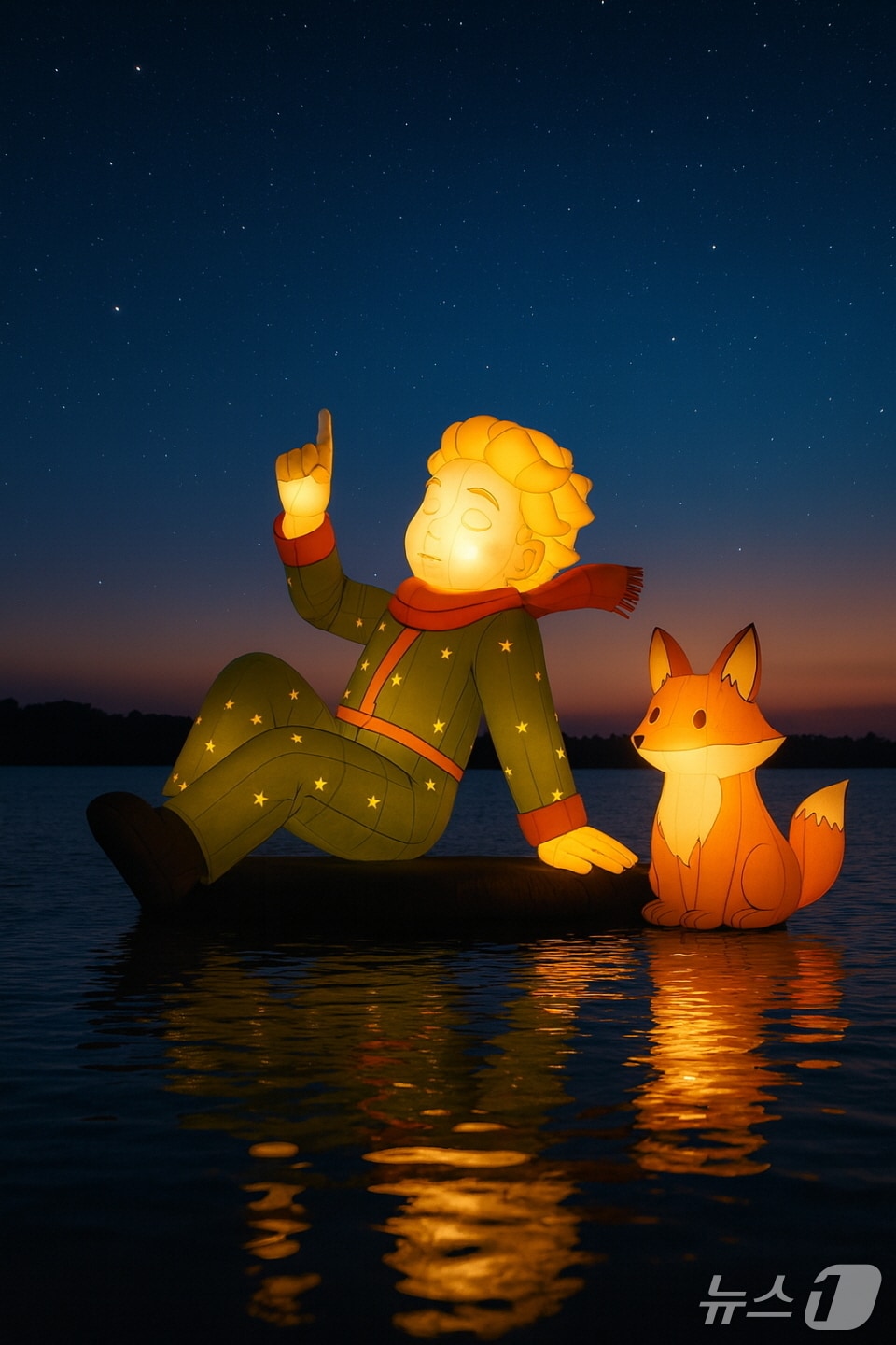 3D로 구현한 어린왕자 조형물 이미지.(시흥시 제공)