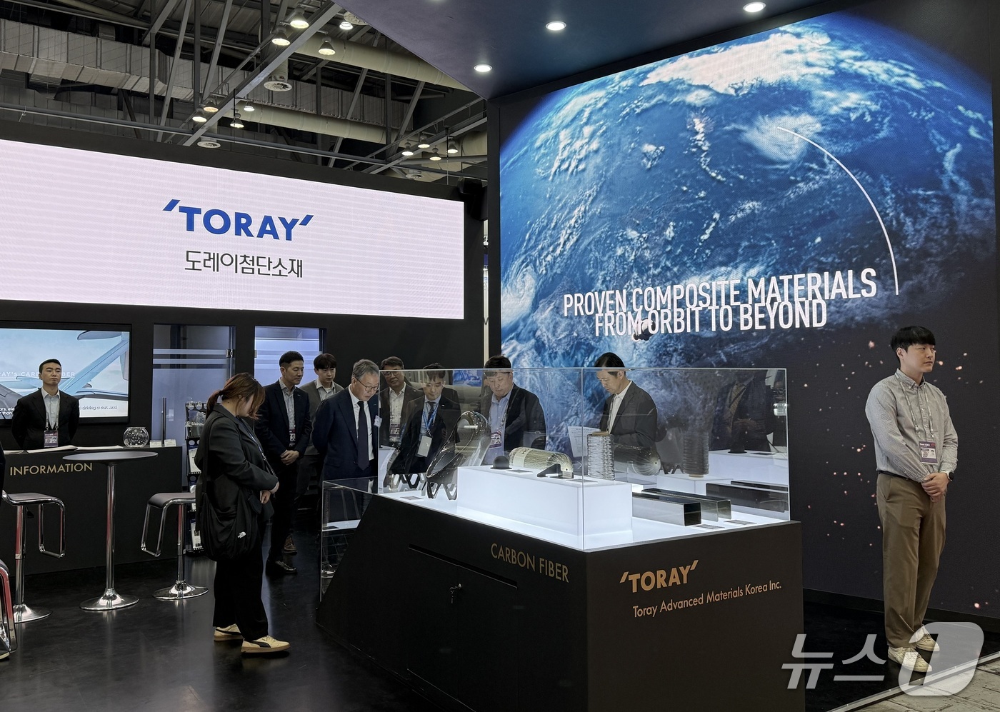 ADEX 2025 도레이첨단소재 부스(도레이첨단소재 제공)