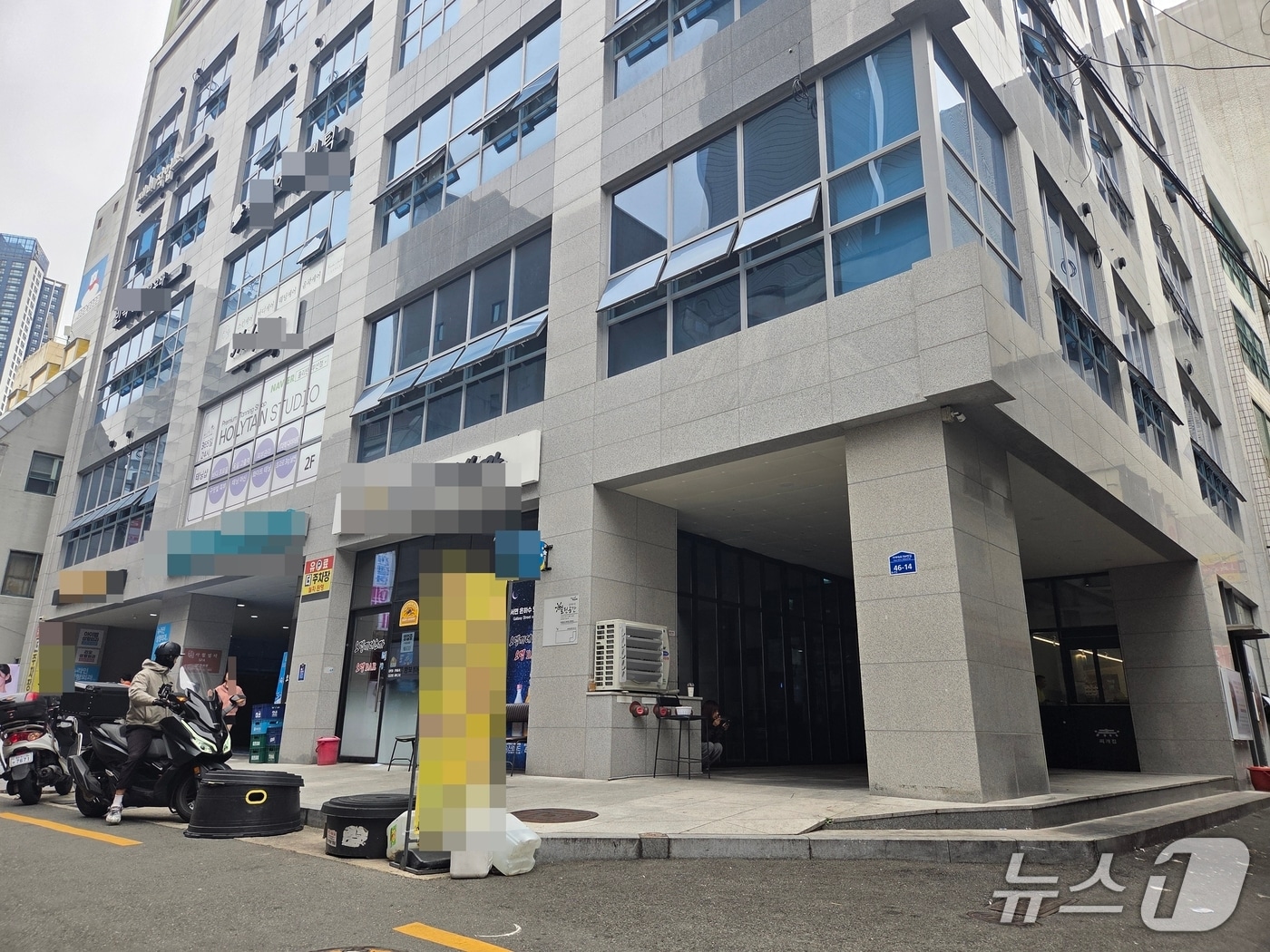 21일 오후 찾은 부산 부산진구 부정동의 A 오피스텔. 2025.10.21/뉴스1 ⓒ News1 김태형 기자