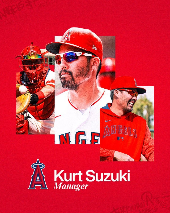 LA 에인절스가 일본 출신의 커트 스즈키&#40;42&#41;를 새로운 사령탑으로 선임했다. &#40;MLB SNS&#41;