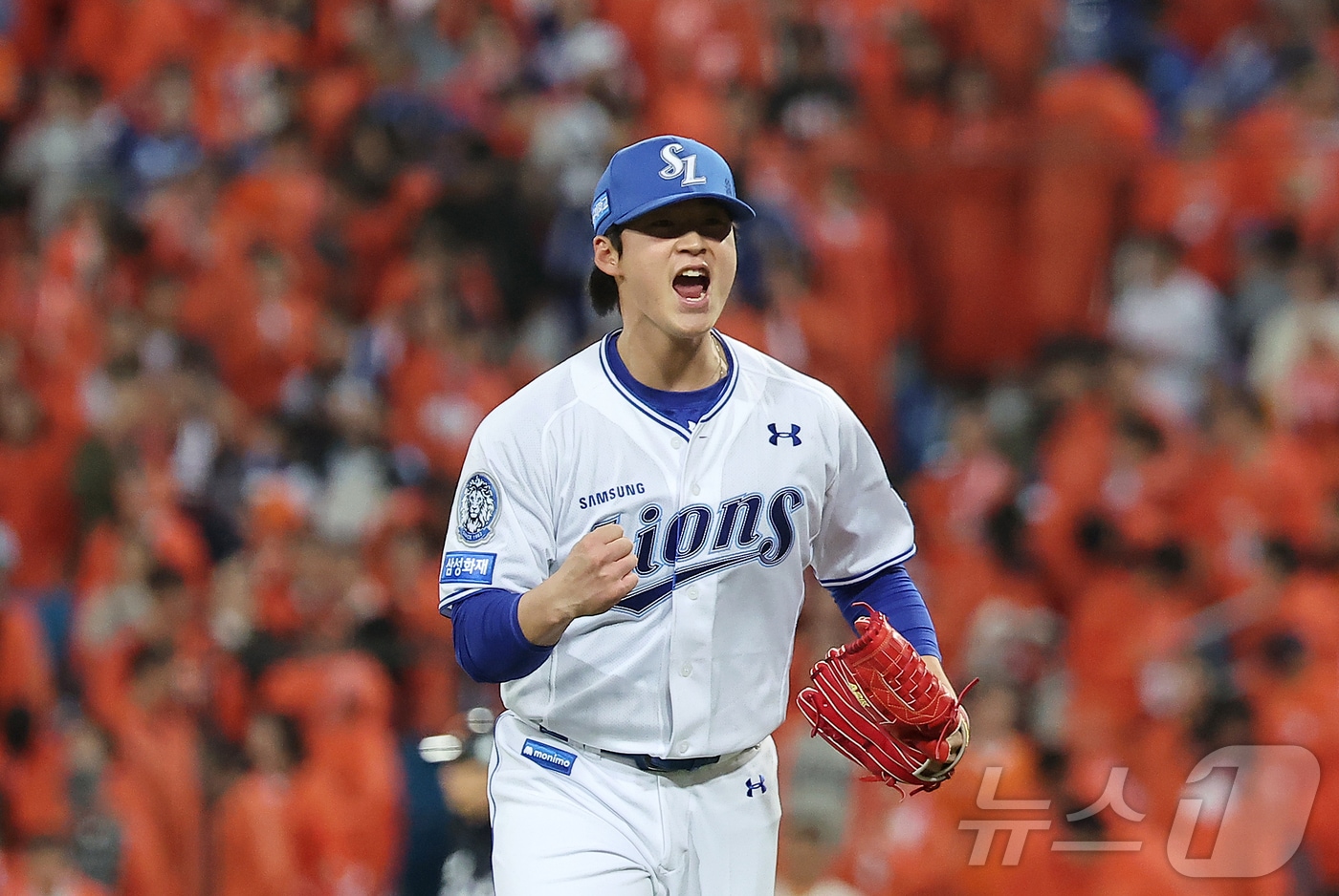 삼성 라이온즈 투수 이호성. 2025.10.22/뉴스1 ⓒ News1 김진환 기자