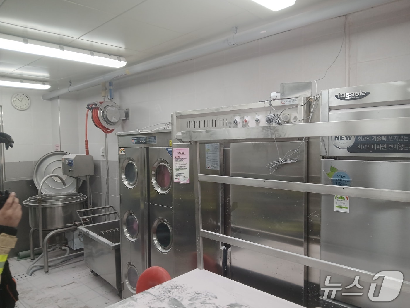 해원중학교 화재 현장 (소방 제공.재판매 및 DB금지)