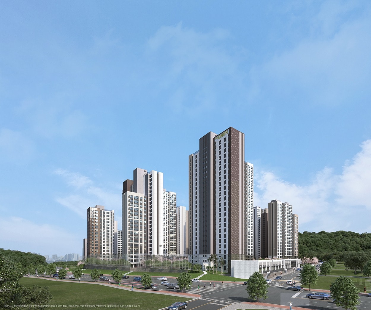 두산건설, '두산위브더제니스 청주 센트럴파크' 24일 견본주택 개관 ...