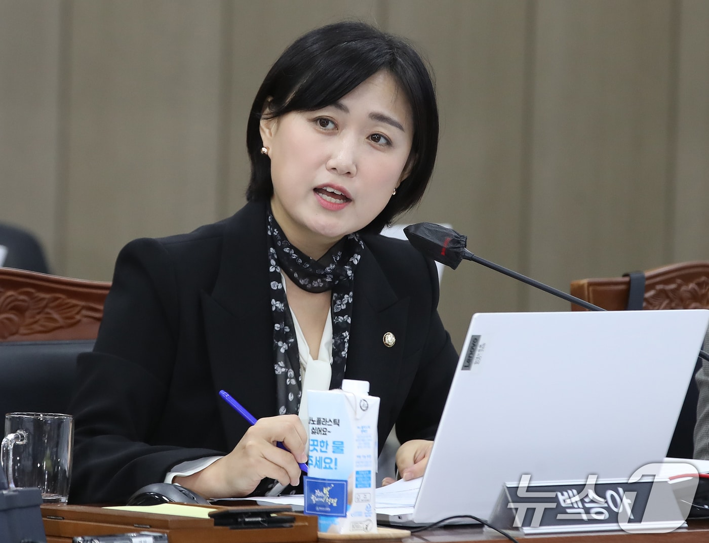 백승아 더불어민주당 의원 2025.10.23 ⓒ 뉴스1 윤일지 기자