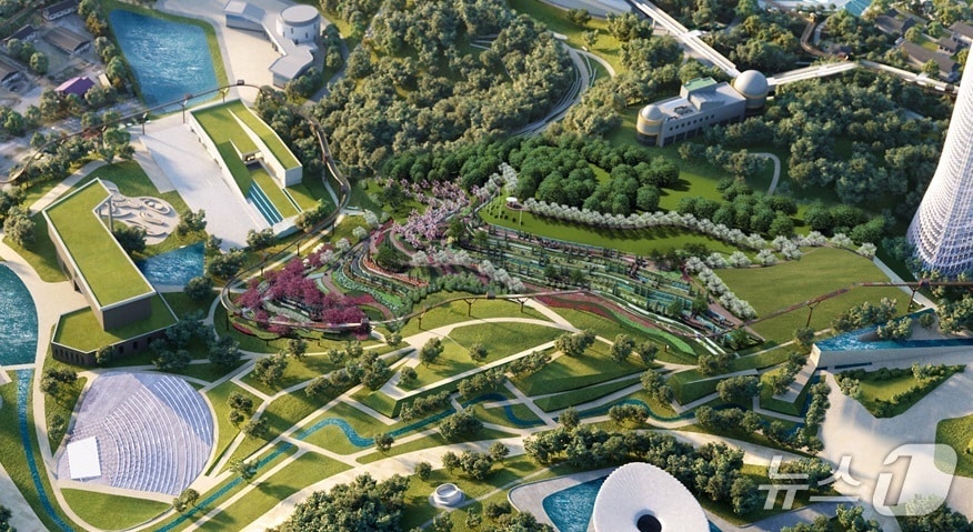 전북 남원 '함파우 지방정원 조성' 사업 조감도.(남원시 제공. 재판매 및 DB금지)/뉴스1