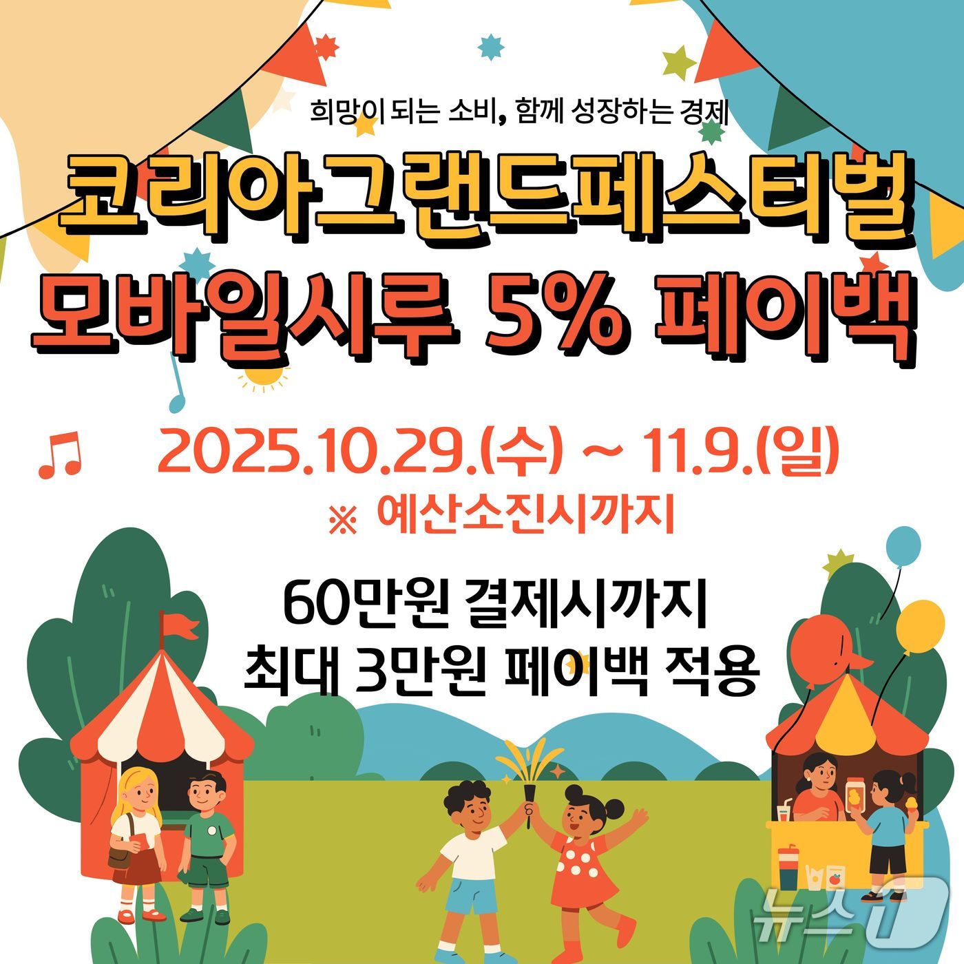 '코리아 그랜드 페스티벌' 시루 모바일 결제 환급 홍보 포스터.(시흥시 제공)