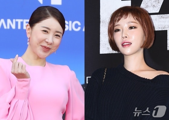 서인영(왼쪽), 가인 ⓒ 뉴스1