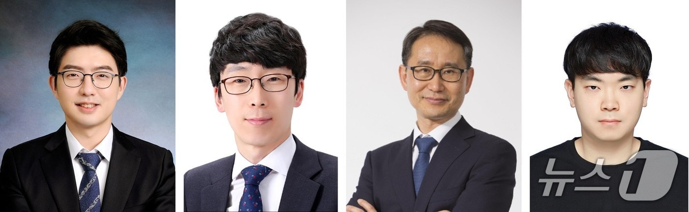 (왼쪽부터) 안윤호 숭실대 교수, 정재현 교수, 이재우 KAIST 교수, 이재철 숭실대 석사과정 학생.(숭실대 제공)