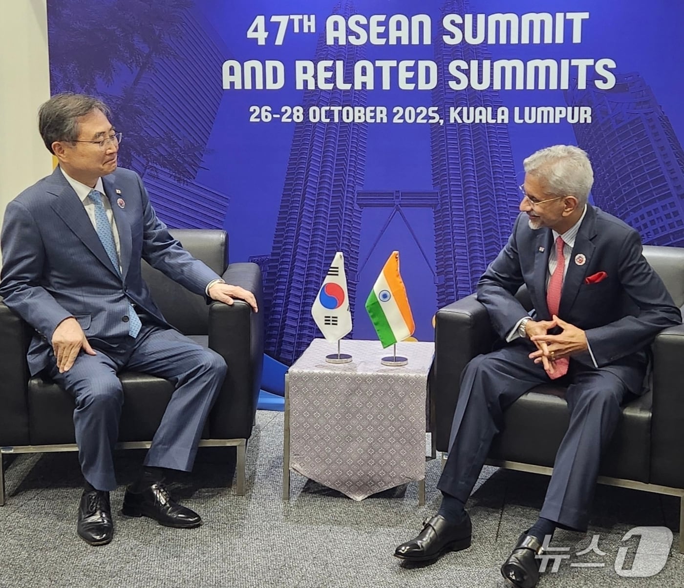 조현 외교부 장관, 수브라마냠 자이샨카르 인도 외교장관.(외교부 제공)