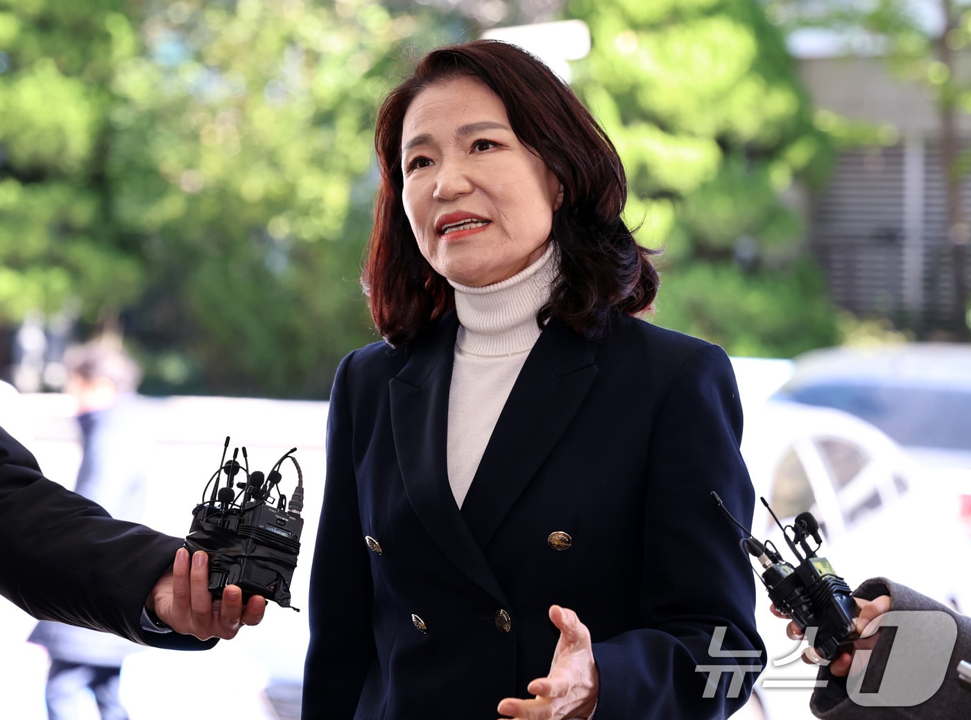 이진숙 전 방송통신위원장. 2025.10.27/뉴스1 ⓒ News1 구윤성 기자