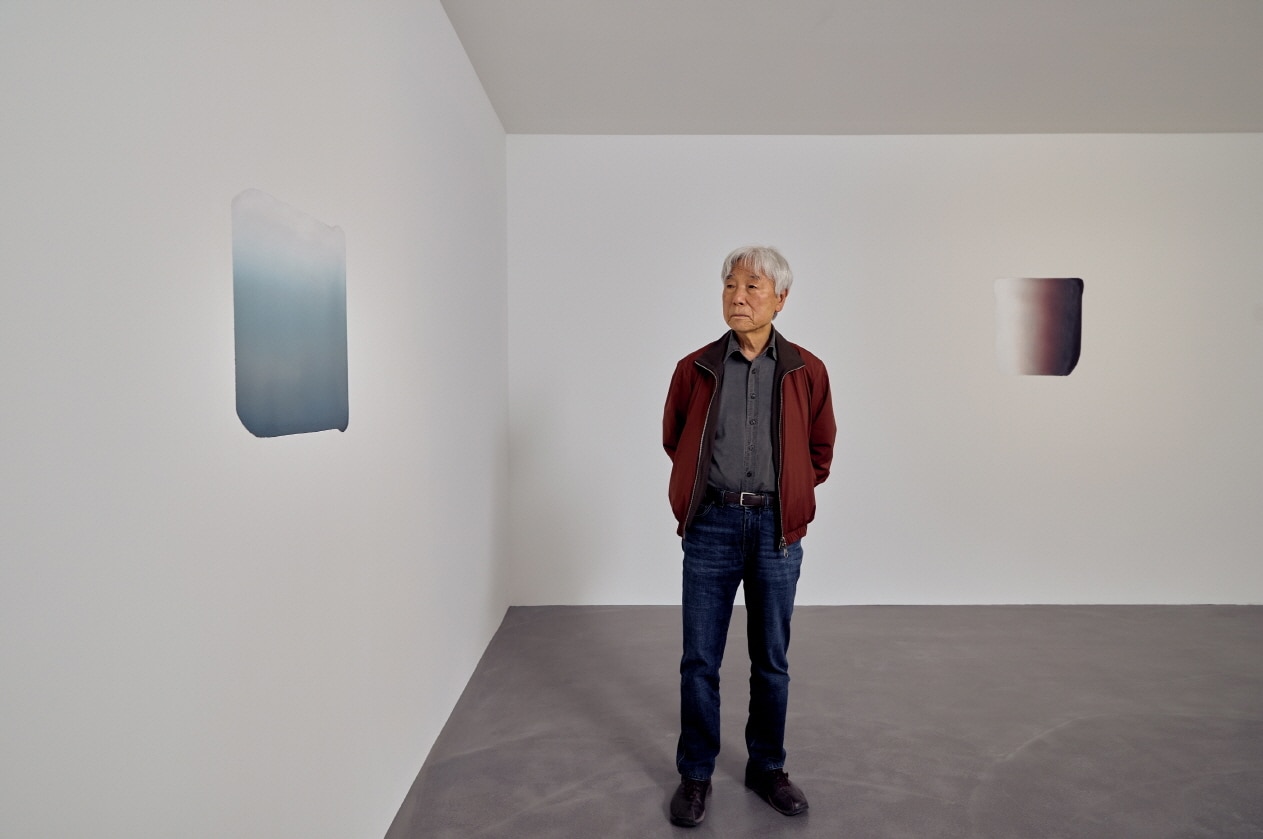 이우환 작가 2_실렌티움_사진 이재안 (호암미술관 제공)