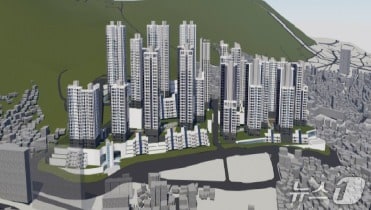 수정4구역 재개발 정비사업 조감도.(부산 동구 제공. 재판매 및 DB금지)