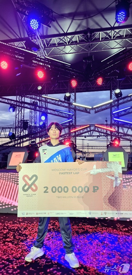 광주시 드론스포츠협회 드론팀 이민서 선수.&#40;광주시 제공&#41;