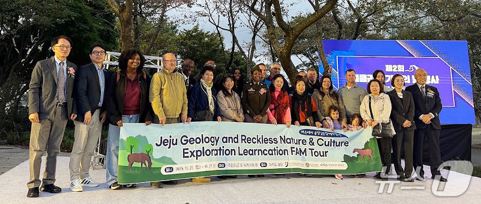 '제2회 레클리스 기념의 날' 행사에 참여한 주한미군들과 그 가족들.(제주관광공사 제공, 재판매 및 DB 금지)