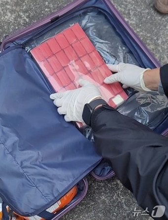 지난 27일 제주경찰청이 압수한 필로폰.(제주경찰청 제공. 재판매 및 DB 금지)