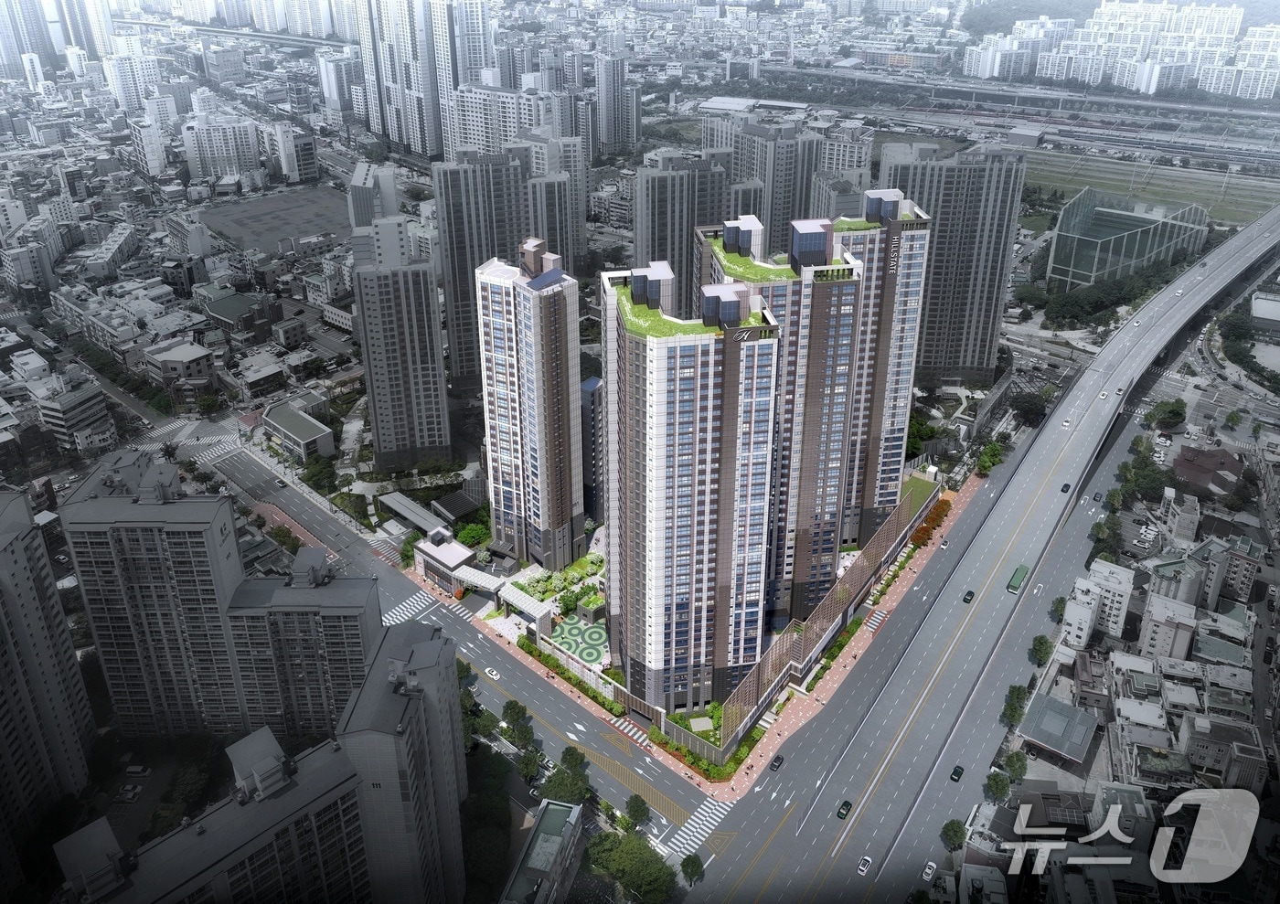 '힐스테이트 가야' 분양…교통·교육·생활 인프라 갖춘 다세권 단지 - 뉴스1