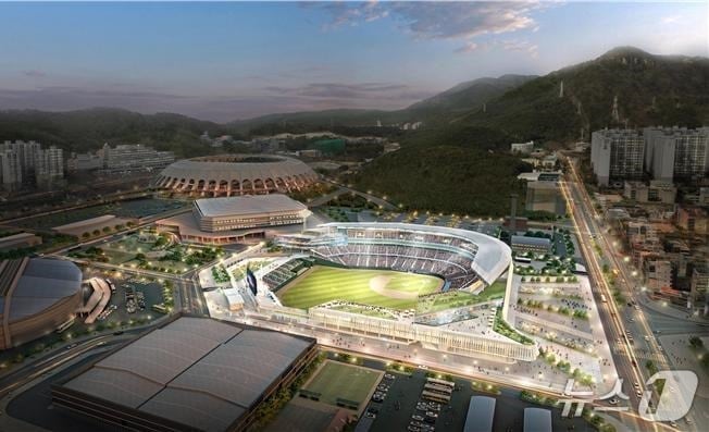 사직야구장 재건축 조감도.(부산시 제공. 재판매 및 DB금지)