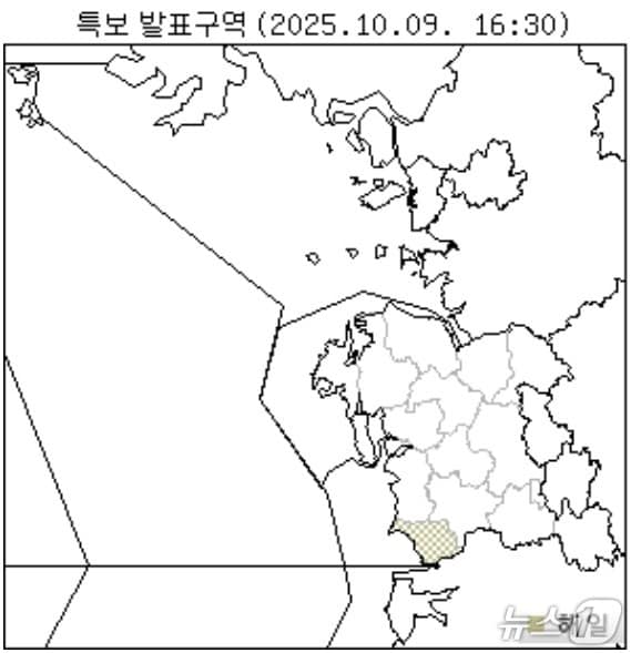  기상청 관측 자료. / 뉴스1
