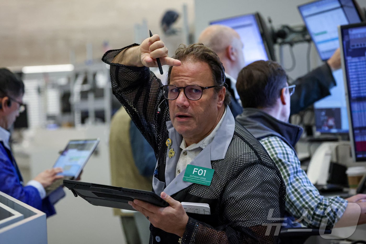 미증시 트레이더들. ⓒ 로이터=뉴스1