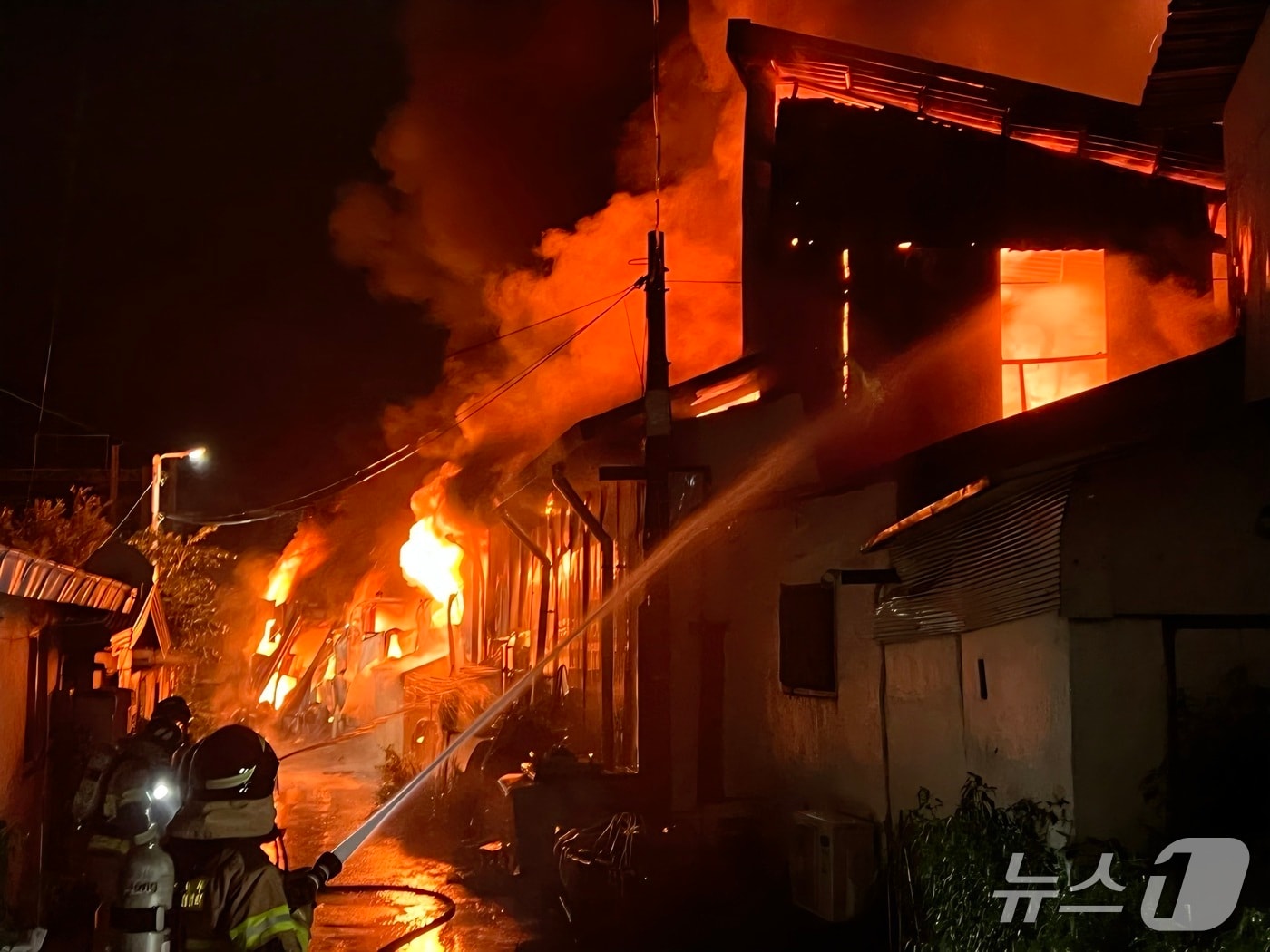 화재 현장 모습.(대전소방 제공. 재판매 및 DB금지)/뉴스1