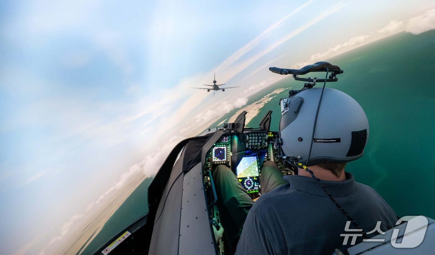 KF-16 시뮬레이터 모습.(KAI 제공)