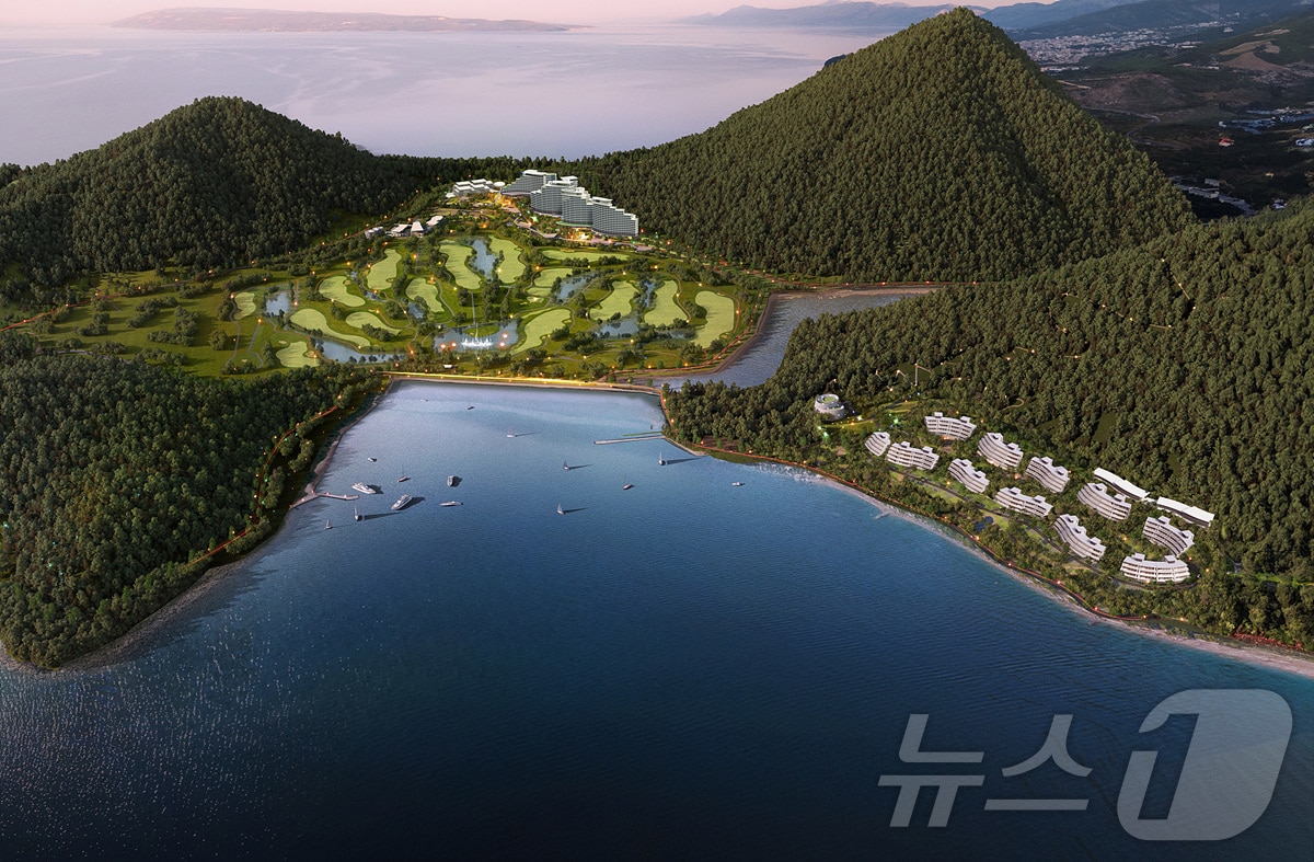 여수 무슬목 관광단지 조감도. &#40;여수시 제공. 재판매 및 DB금지&#41; /뉴스1