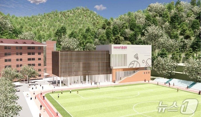 HAHA캠퍼스 국민체육센터 조감도 (부산 금정구 제공. 재판매 및 DB 금지)
