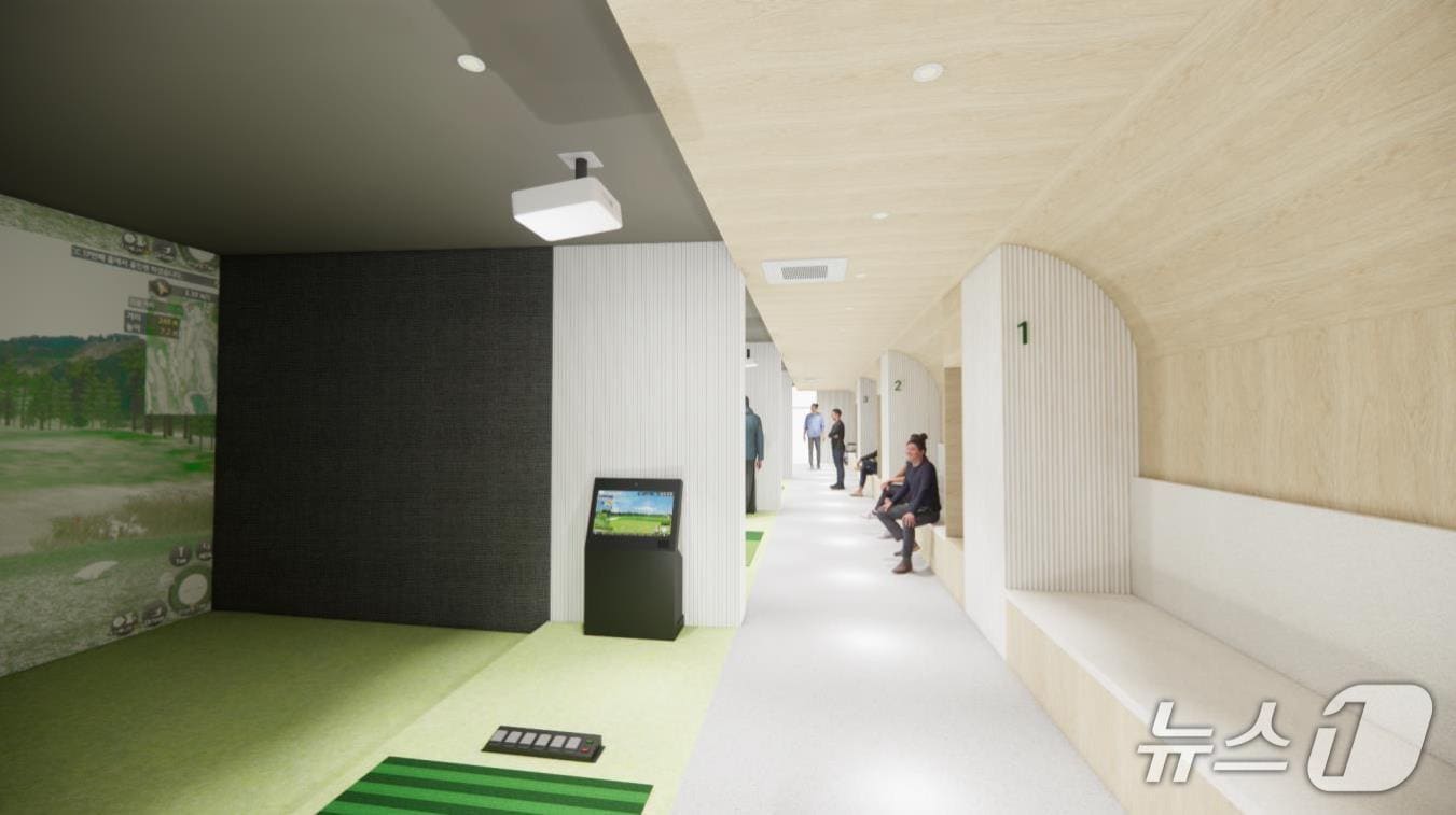 용산 스크린 파크골프장 삼각지점 투시도.&#40;용산구 제공&#41;