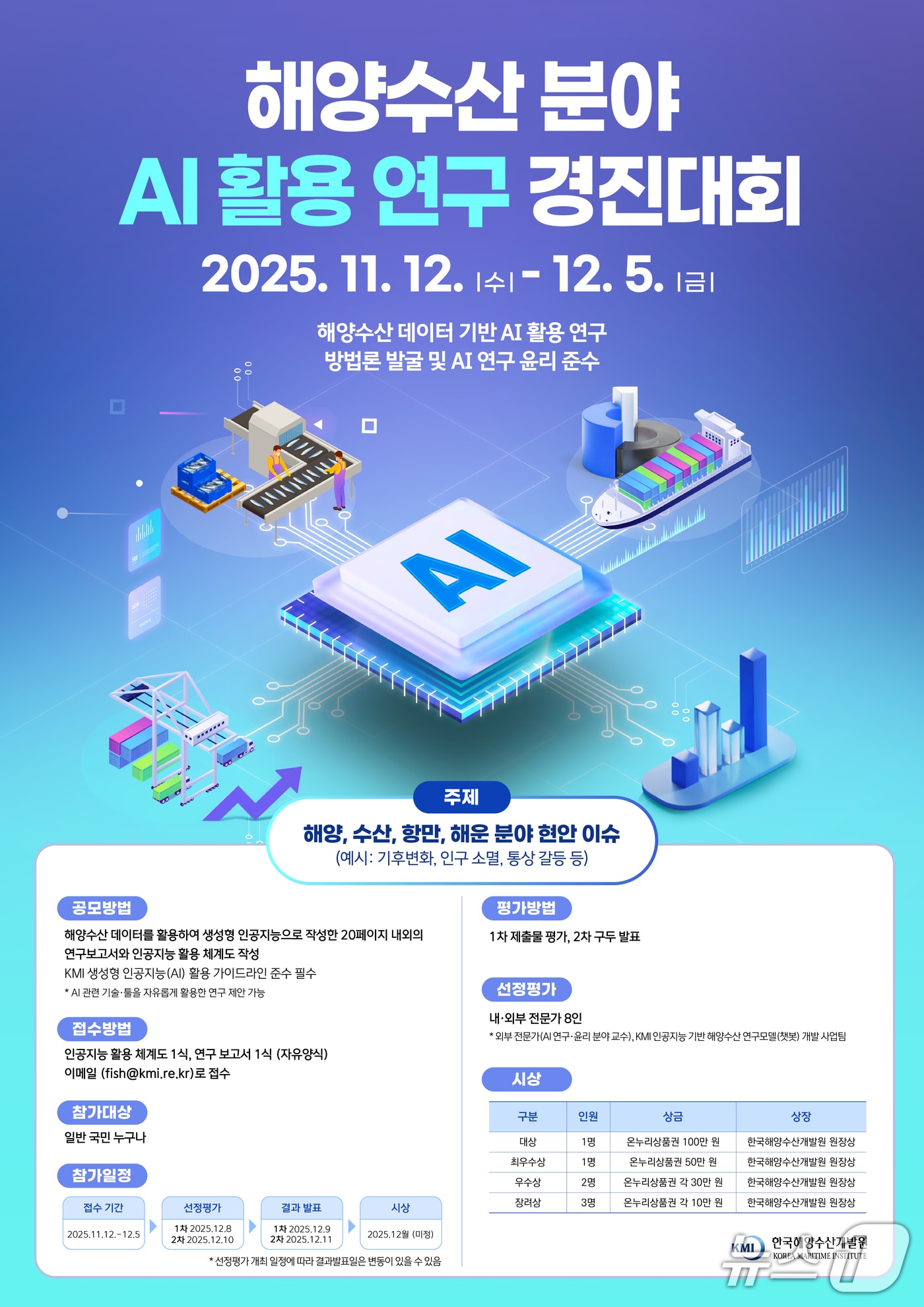 경진대회 포스터 (KMI 제공. 재판매 및 DB 금지)