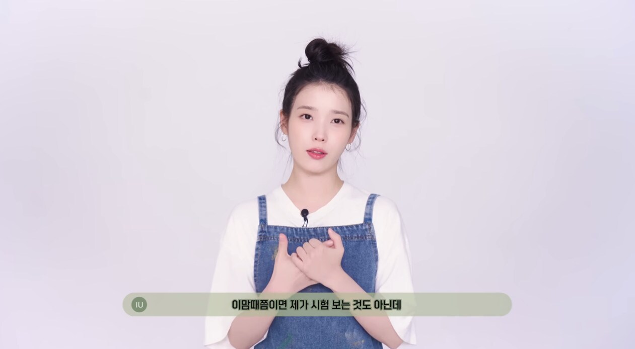 아이유 유튜브 영상 갈리