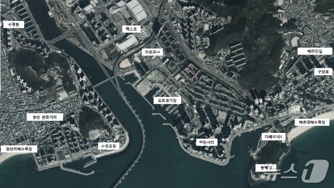 운항 구역(광안리~수영강~해운대).(부산시 제공. 재판매 및 DB금지)