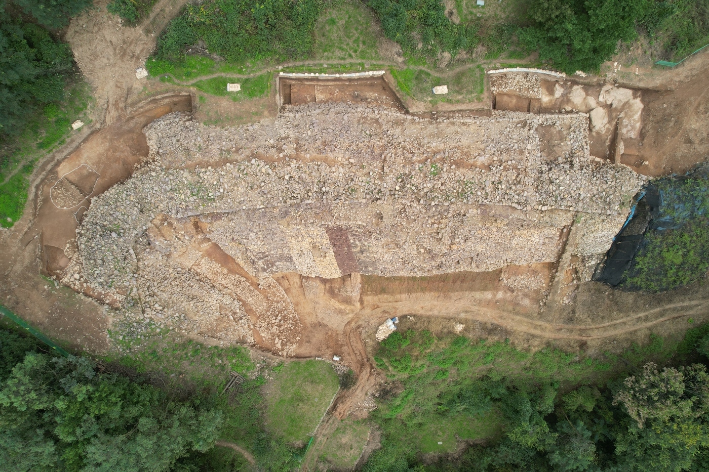 신라의 서진 열망 담긴 요충지...대구 팔거산성서 신라 최초 석축양식 확... - 뉴스 썸네일 이미지