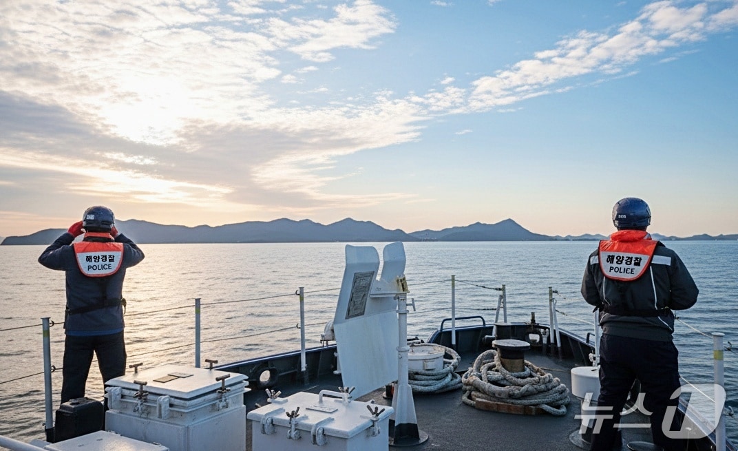 실종자 수색에 나선 해경.&#40;통영해경 제공. 재판매 및 DB금지&#41;