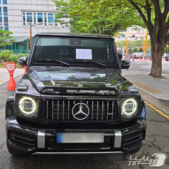 A 씨에게 압수한 외체차량.&#40;부산경찰청 제공. 재판매 및 DB 금지&#41;