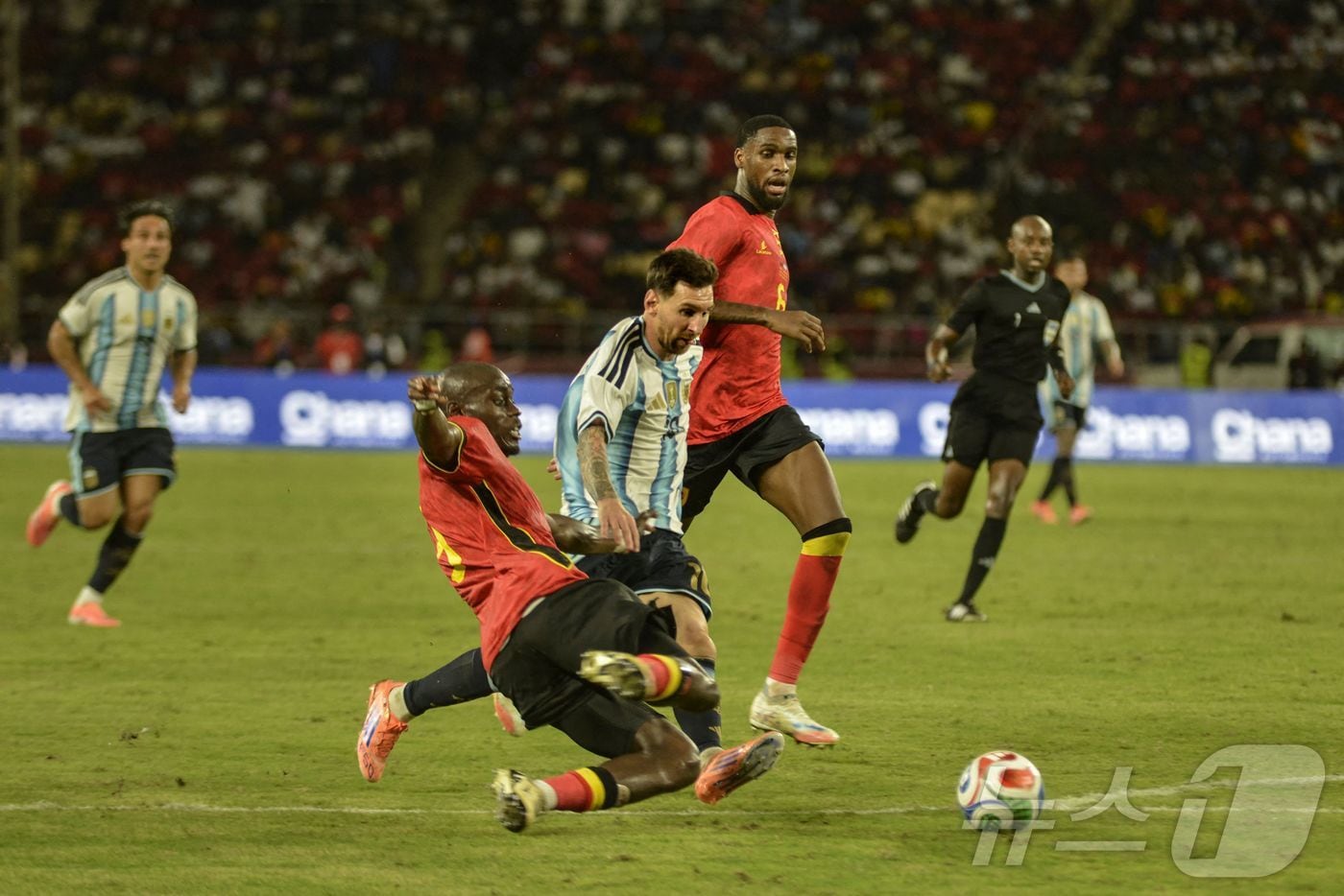 앙골라 대 아르헨티나 경기 사진