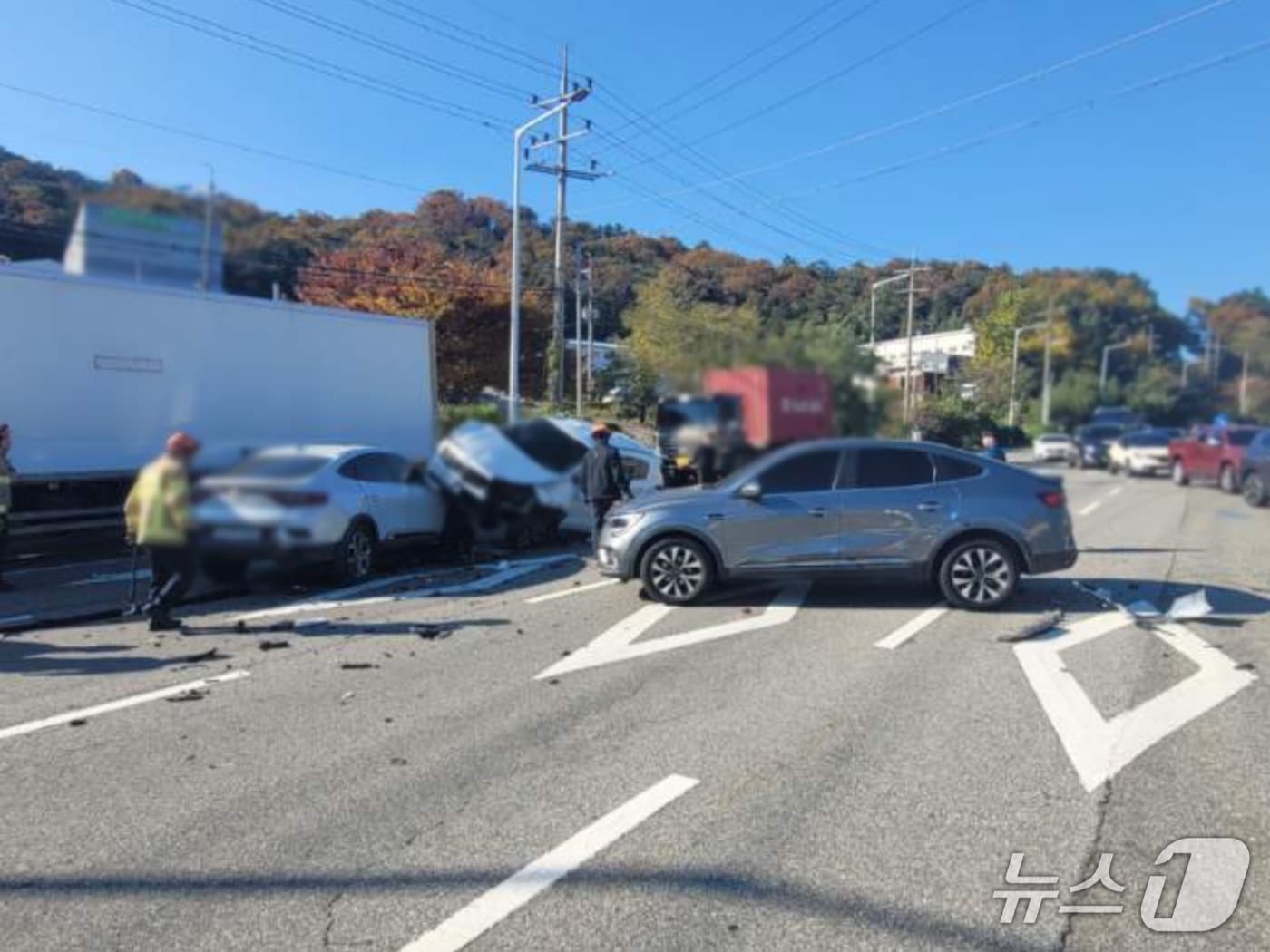 사고 현장&#40;독자 제공&#41;. 2025.11.15