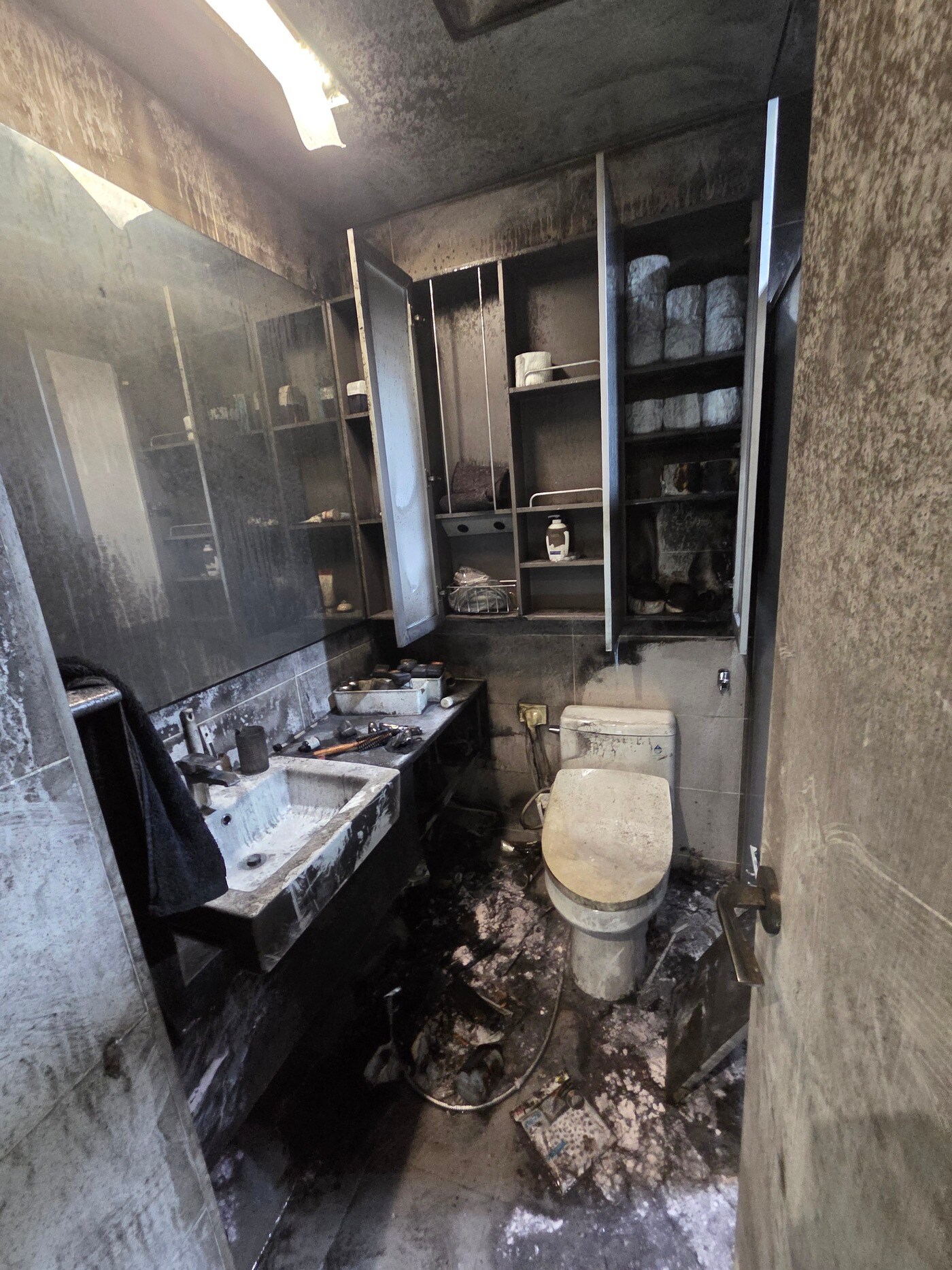  세종시 산울동 오피스텔 화재. (세종소방본부 제공. 재판매 및 DB 금지)