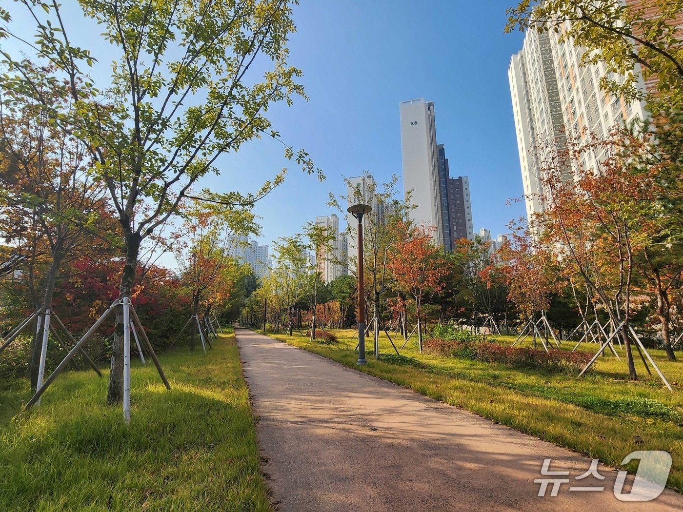 경북 구미시 구미국가산업단지 미세먼지 차단숲&#40;산림청 제공.재판매 및 DB금지&#41;/뉴스1
