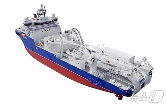 LS마린솔루션의 신규 해저 케이블 포설선 (LS마린솔루션 홈페이지 캡처. 재판매 및 DB금지)