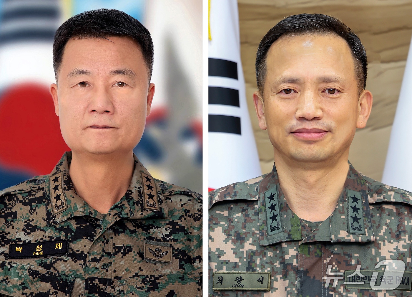 영남대 출신 박성제&#40;왼쪽&#41;·최장식 육군 중장.&#40;영남대 제공. 재판매 및 DB금지&#41;