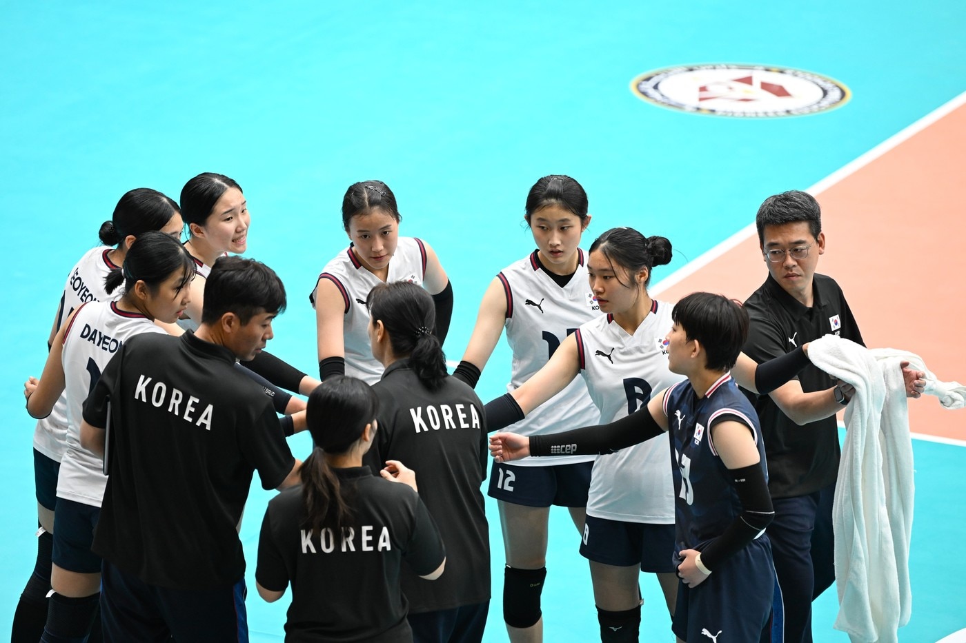 한국 여자배구 U16 대표팀 (아시아배구연맹 홈페이지 캡처)